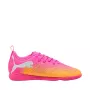 Puma Future 9 Play IT Kinder-Fußballschuhe Indoor Turf Black White Fire Orchid Größe 38