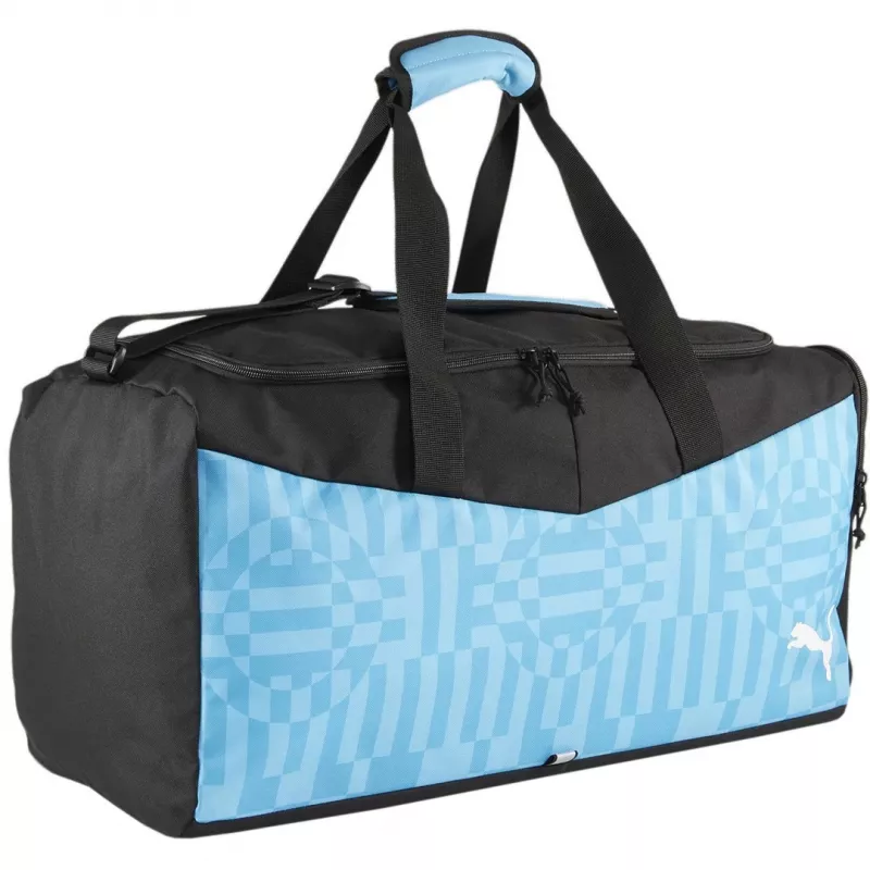 Puma individualRISE Medium Duffle Bag 35L Blau-Schwarz