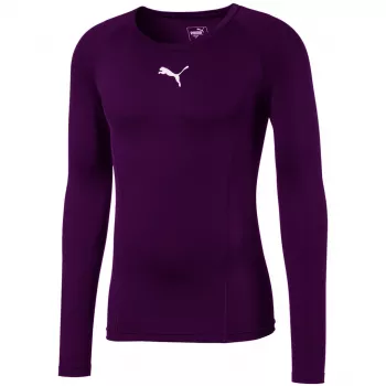 Puma LIGA Baselayer LS Herren-T-Shirt Lila Größe M