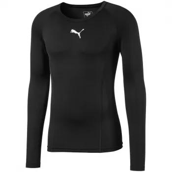 PUMA Liga Baselayer Tee LS Herren Langarm Trainingsshirt Schwarz Größe M