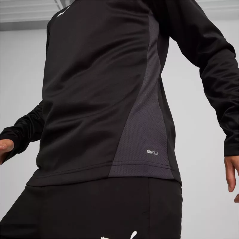 Puma Herren TeamGoal Trainings-Top mit 1/4-Reißverschluss - Puma Black - Größe M