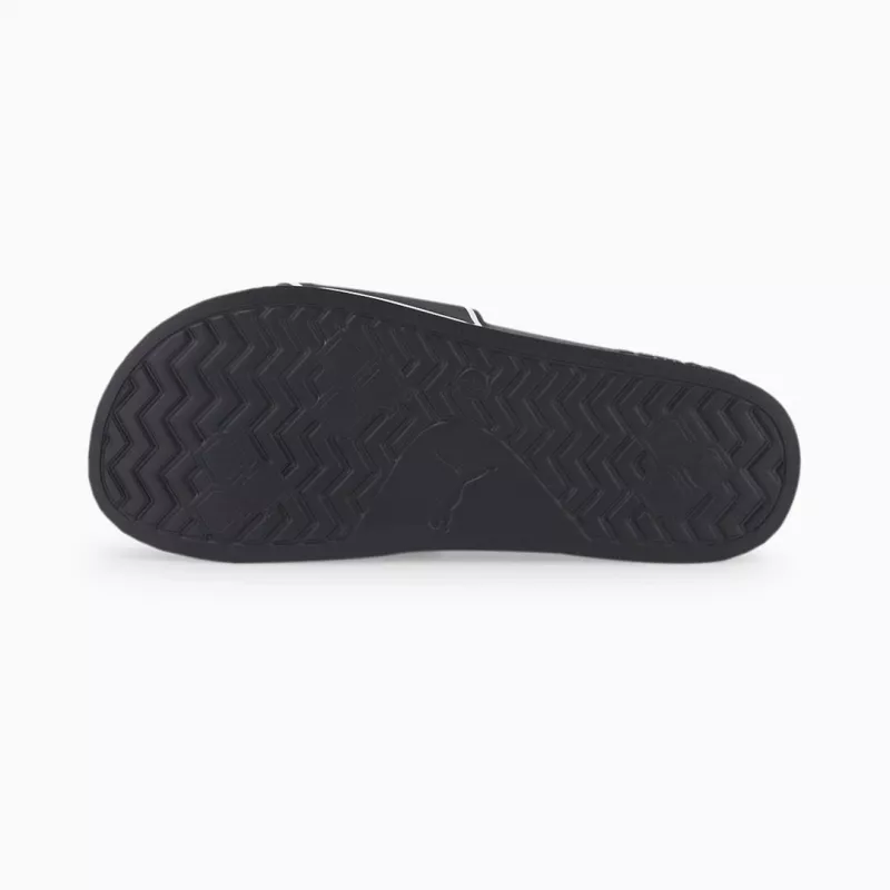 PUMA Popcat Herren-Slides Schwarz Weiß (EU 42)