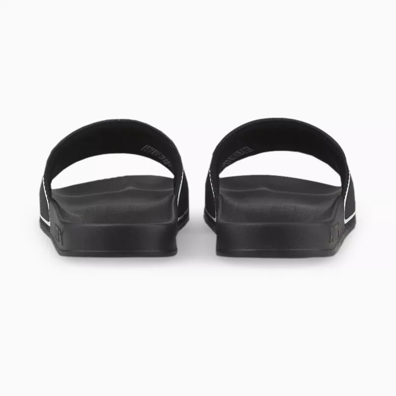 PUMA Popcat Herren-Slides Schwarz Weiß (EU 42)
