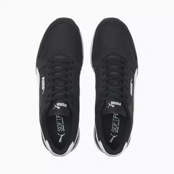 PUMA R78 Herren-Lifestyle-Sneaker Schwarz Weiß
