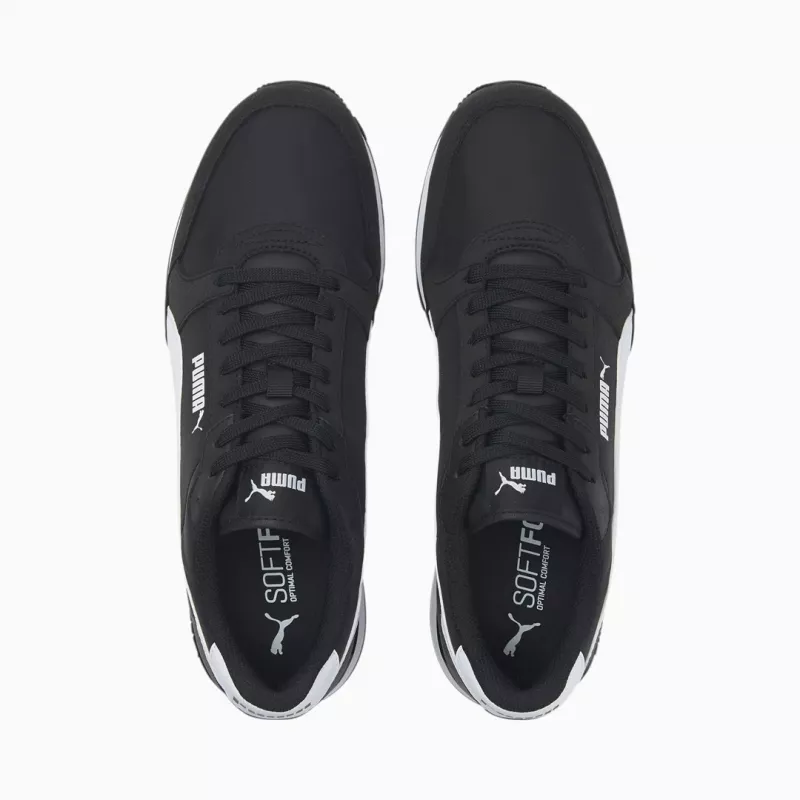 PUMA R78 Herren-Lifestyle-Sneaker Schwarz Weiß