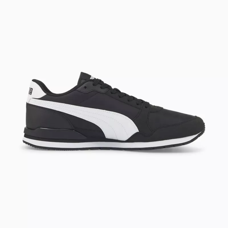 PUMA R78 Herren-Lifestyle-Sneaker Schwarz Weiß