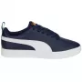 PUMA Rickie Jr Kinder-Sneaker Navy Blau Weiß 38.5