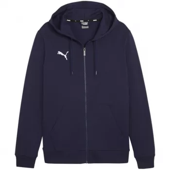 PUMA Team Goal Casuals Hooded Sweatshirt Marineblau
