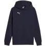 Puma Team Goal Casuals Kapuzen-Sweatshirt Marineblau 140 cm