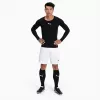 PUMA teamFINAL 21 Herren-Trainingsshirt Schwarz/Weiß Größe L