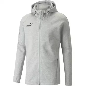 PUMA teamFINAL Casuals Herren Kapuzenjacke Medium Gray Heather