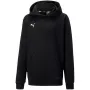 PUMA teamGOAL 23 Casuals Jr Kinder-Hoody Schwarz 128