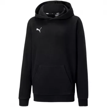 PUMA teamGOAL Casuals Kinder-Hoodie Schwarz 140
