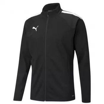 Puma teamLIGA Trainingsshirt Herren Langarm 1/4 Reißverschluss Schwarz Größe L