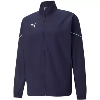 PUMA teamRISE Sideline Herren-Full-Zip-Jacke - Peacoat/Puma White - Größe M