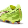 Puma Ultra 6 Match FG/AG Fußballschuhe Schwarz Weiß Fire Orchid