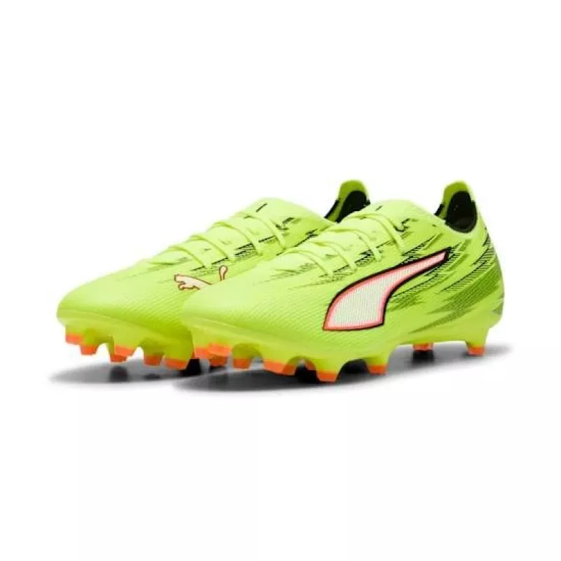 Puma Ultra 6 Match FG/AG Fußballschuhe Schwarz Weiß Fire Orchid