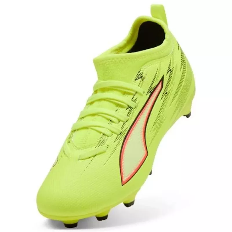 Puma Ultra 6 Match FG/AG Junior Fußballschuhe Schwarz Weiß Rot Größe EU 36