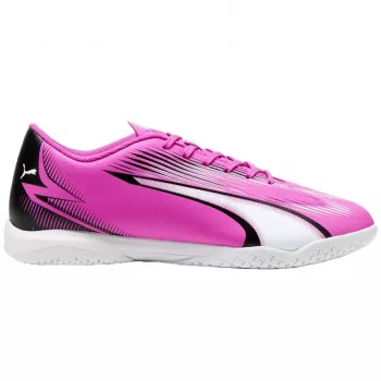 PUMA Ultra Play IT Hallen-Fußballschuhe - Puma Black / Puma White / Ultra Orange - Herren Größe 44 (UK 9.5, US 10.5)
