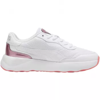 PUMA Damen Runtamed Platform GirlPower Sneaker Weiß-Gold
