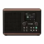 Pure Classic H4 DAB+ FM Radio mit Bluetooth 5.3, Coffee Black/Walnut, 10W