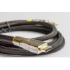 PYTHON GC-M0022 20m aktives High-Speed HDMI-Kabel mit Ethernet, 4K2K/UHD, Redmere-Chip, vergoldete Kontakte, OFC, Nylongeflecht, Schwarz