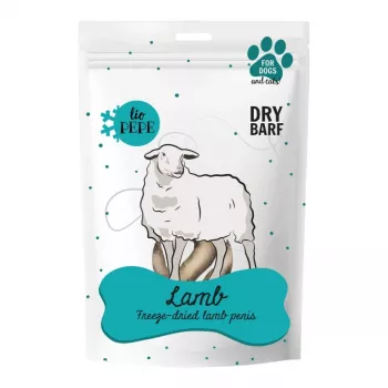 PZW Paka Zwierzaka Lio Pepe Gefriergetrockneter Lamm-Penis Hundesnack 60g