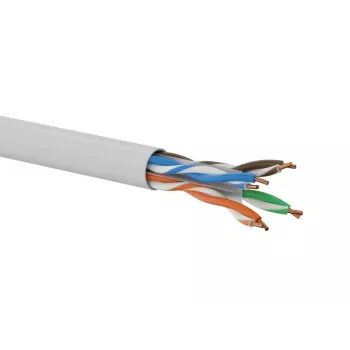 Q-LANTEC U/UTP Cat.6A Netzwerkkabel, LSOH, Dca, 4x2x23 AWG, 10 Gb/s, Grau, 500 m