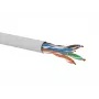 Q-LANTEC U/UTP Cat.6A Netzwerkkabel, LSOH, Dca, 4x2x23 AWG, 10 Gb/s, Grau, 500 m