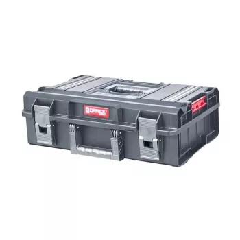 QBRICK SYSTEM ONE TECHNIK 200 Modulare Werkzeugkiste 15,4 l IP66 Schwarz/Rot