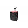 QBRICK SYSTEM PRO SET 2 - 3-teiliges modulares Werkzeugaufbewahrungssystem (Toolcase, Organizer 100, Box 130) Schwarz/Rot