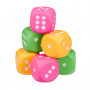 Relaxdays 10024997 Schaumstoffwürfel-Set, 6 Stück, 7,3 cm