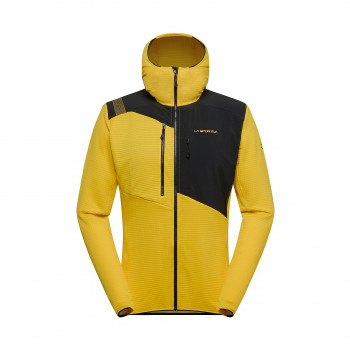 La Sportiva Lucendro Thermal Hoody L – Gelb/Schwarz