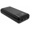 GoGEN PB300001B Powerbank, 30000 mAh, USB-C PD 20 W, LCD, Schwarz