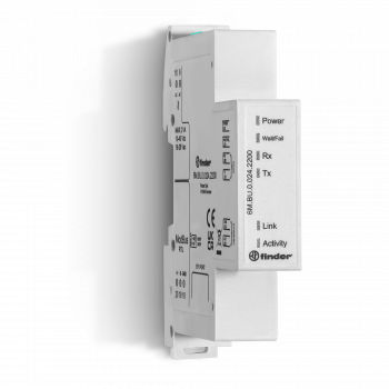 Finder 6M.BU.0.024.2200 Modbus TCP/IP zu RS485 RTU Gateway, 24 V AC/DC