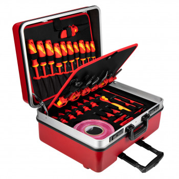 NEO Tools 01-312 isolierter Werkzeugsatz für Elektro- und Hybridfahrzeuge, 51-teilig