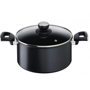 Tefal Unlimited G2554672 Kochtopf mit Glasdeckel, 24 cm