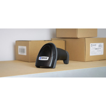 HDWR HD-LR66 1D/2D-Barcodescanner, Bluetooth und 2,4 GHz, Ladestation