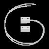 BCS PA-MSP02 Mini-Magnetkontakte mit Kabel, weiß, 20 Stück