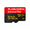 SanDisk Extreme PRO microSDXC 512 GB UHS-I A2 V30, bis zu 250/170 MB/s, SDSQXCJ-512G-GS6MA