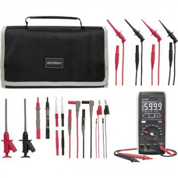 VOLTCRAFT VC-272 Multimeter-Set mit MLSet-120 Messleitungen und Tasche