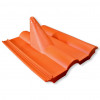 KOSCOM 4549 Frankfurter Pfanne, Kunststoff rot, für Masten bis Ø60 mm