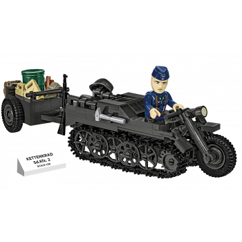 COBI 2681 Kettenkrad mit Anhänger, Klemmbausteinset, 239 Teile, 1:28