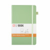 Sakura Notizbuch mit Punktraster, 13 × 21 cm, 80 Blatt, 140 g/m², Pale Patina