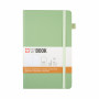 Sakura Notizbuch mit Punktraster, 13 × 21 cm, 80 Blatt, 140 g/m², Pale Patina