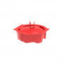 Primo P722 Universalputzdeckel für Unterputzdosen, wiederverwendbar, Rot, 65,5 mm