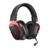 QCY Heroad VT200 Gaming-Headset – Schwarz & Rot, 50-mm-Treiber, virtueller 7.1-Surround, RGB-LED, USB-A