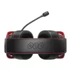 QCY Heroad VT200 Gaming-Headset – Schwarz & Rot, 50-mm-Treiber, virtueller 7.1-Surround, RGB-LED, USB-A