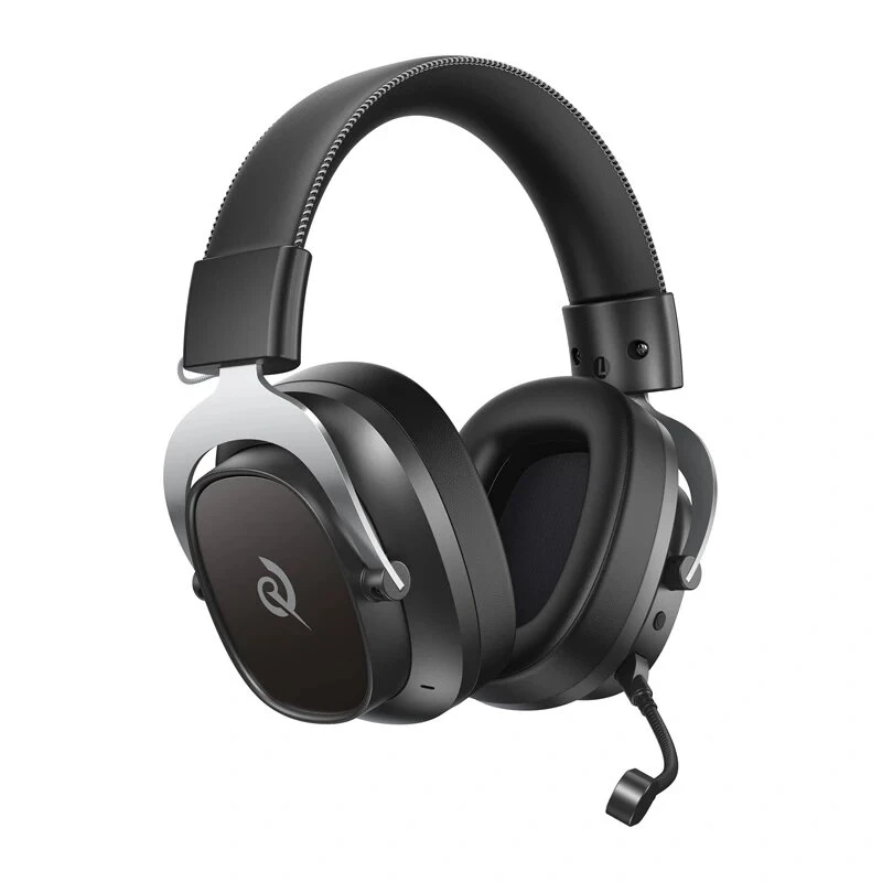 QCY Heroad VT200 Gaming-Headset - Kabelgebunden, 7.1 Surround-Sound, 50-mm-Treiber, RGB-LED, Schwarz