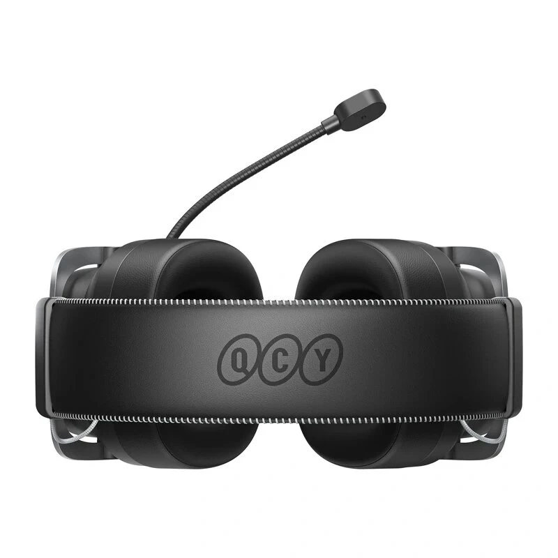 QCY Heroad VT200 Gaming-Headset - Kabelgebunden, 7.1 Surround-Sound, 50-mm-Treiber, RGB-LED, Schwarz